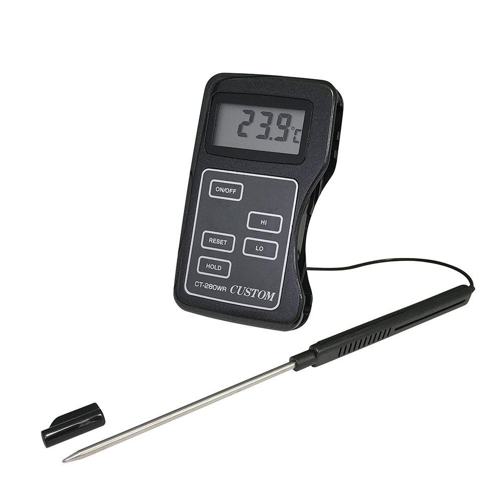 防滴デジタル温度計 CT-280WR | 温湿度計 - 製品情報 - 計測器のカスタム