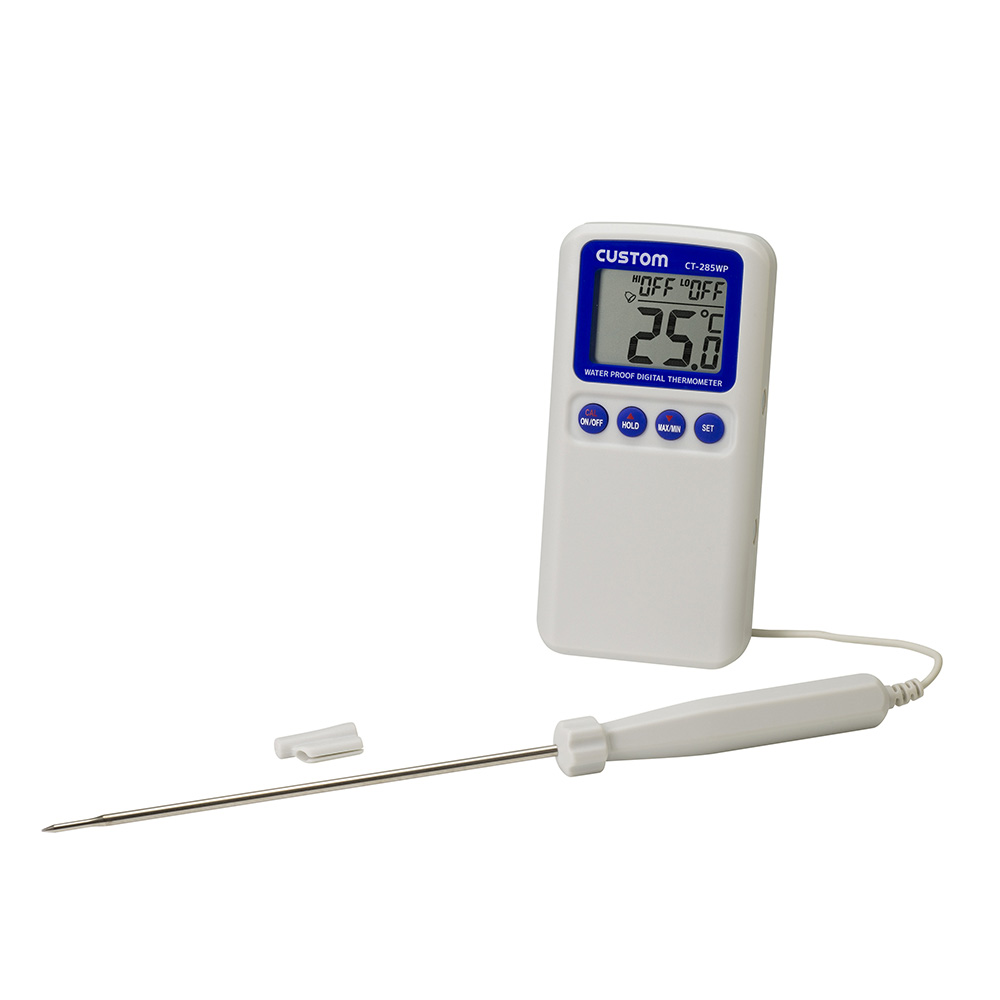 防水デジタル温度計 CT-285WP | 温湿度計 - 製品情報 - 計測器のカスタム