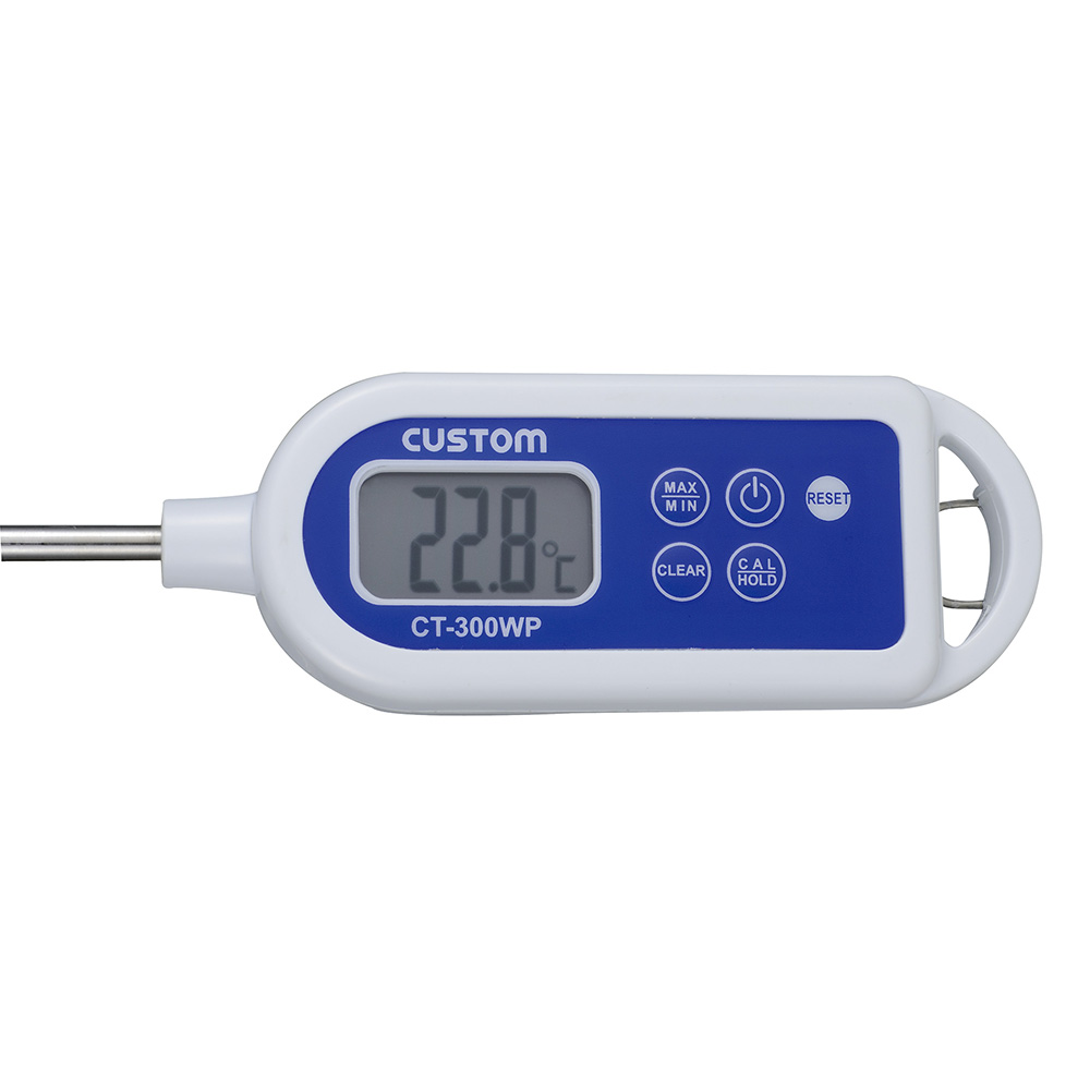 防水デジタル温度計 CT-300WP | 温湿度計 - 製品情報 - 計測器のカスタム