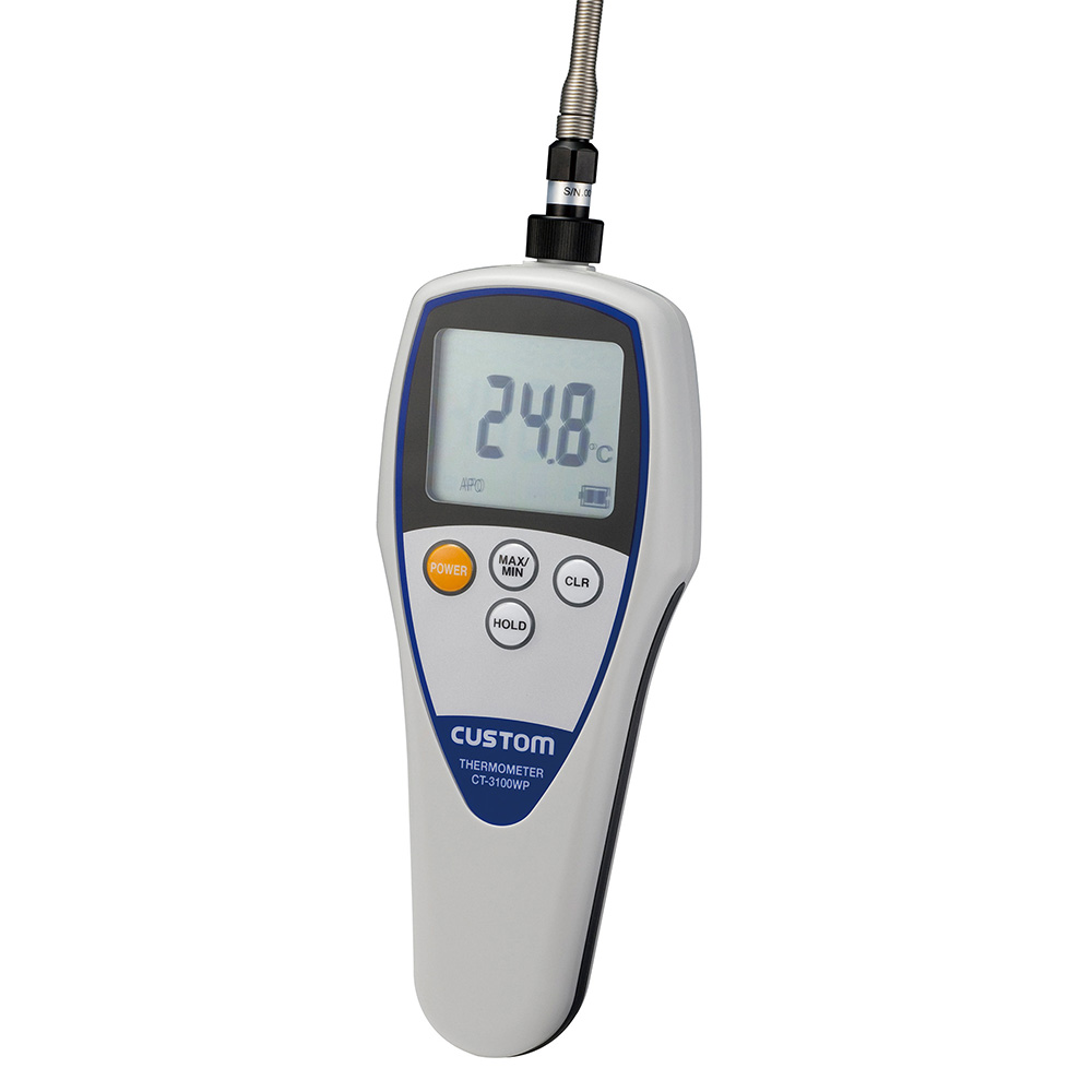 防水デジタル温度計 CT-3100WP | 温湿度計 - 製品情報 - 計測器のカスタム