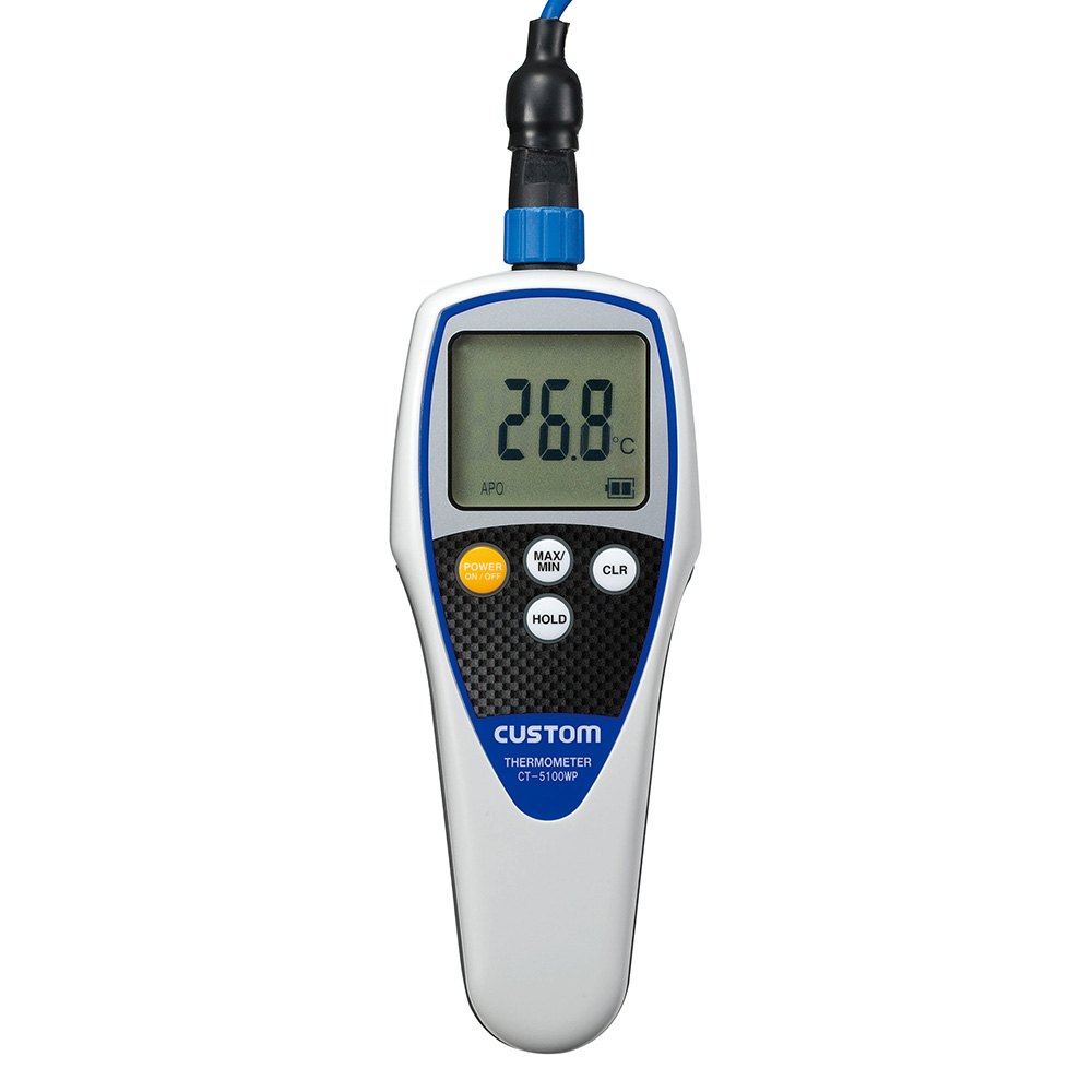 防水デジタル温度計 CT-5100WP | 温湿度計 - 製品情報 - 計測器のカスタム