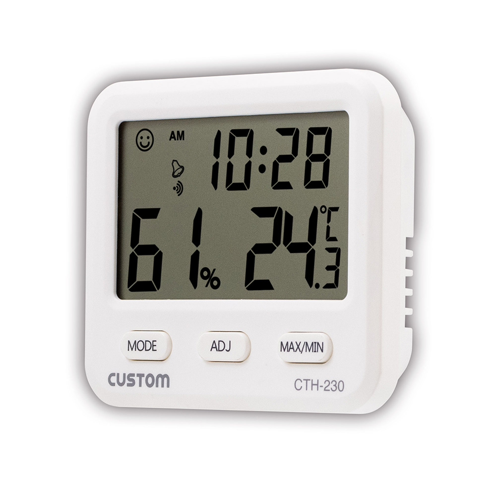 カスタム (CUSTOM) デジタル温湿度計 気温(乾球・湿球・露点)/温度