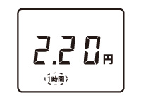 EC-03 1時間あたりの電気料金表示