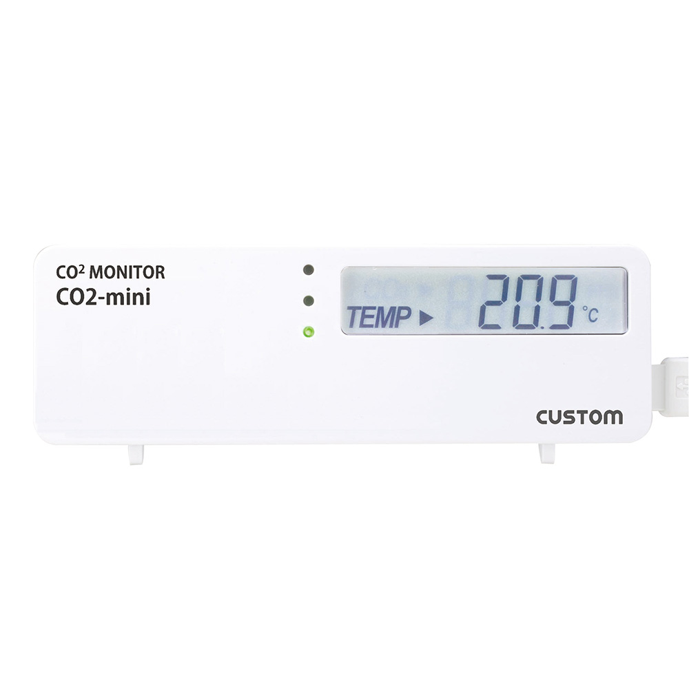 CO2-mini 正面（室温表示）