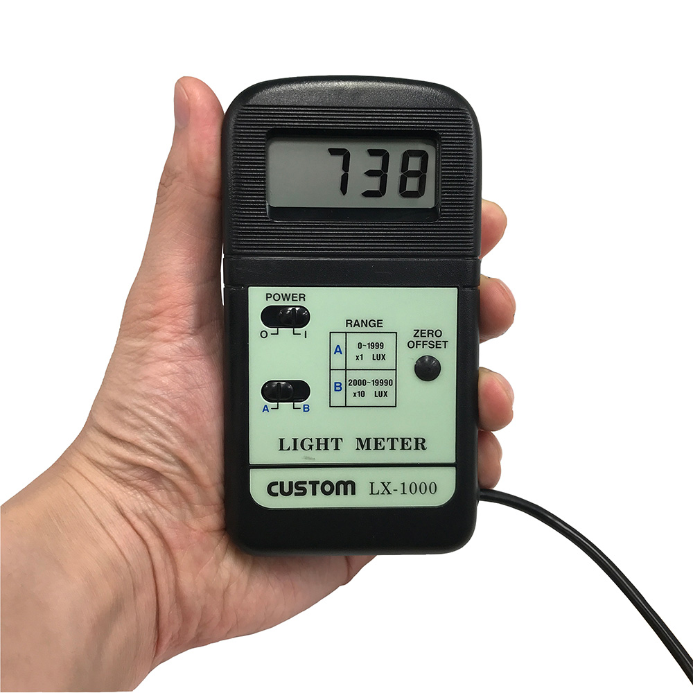 デジタル照度計 LX-1000 | 自然環境測定器 - 製品情報 - 計測器のカスタム