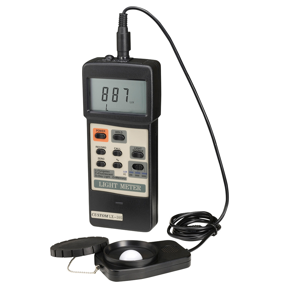デジタル照度計 LX-105 | 自然環境測定器 - 製品情報 - 計測器のカスタム
