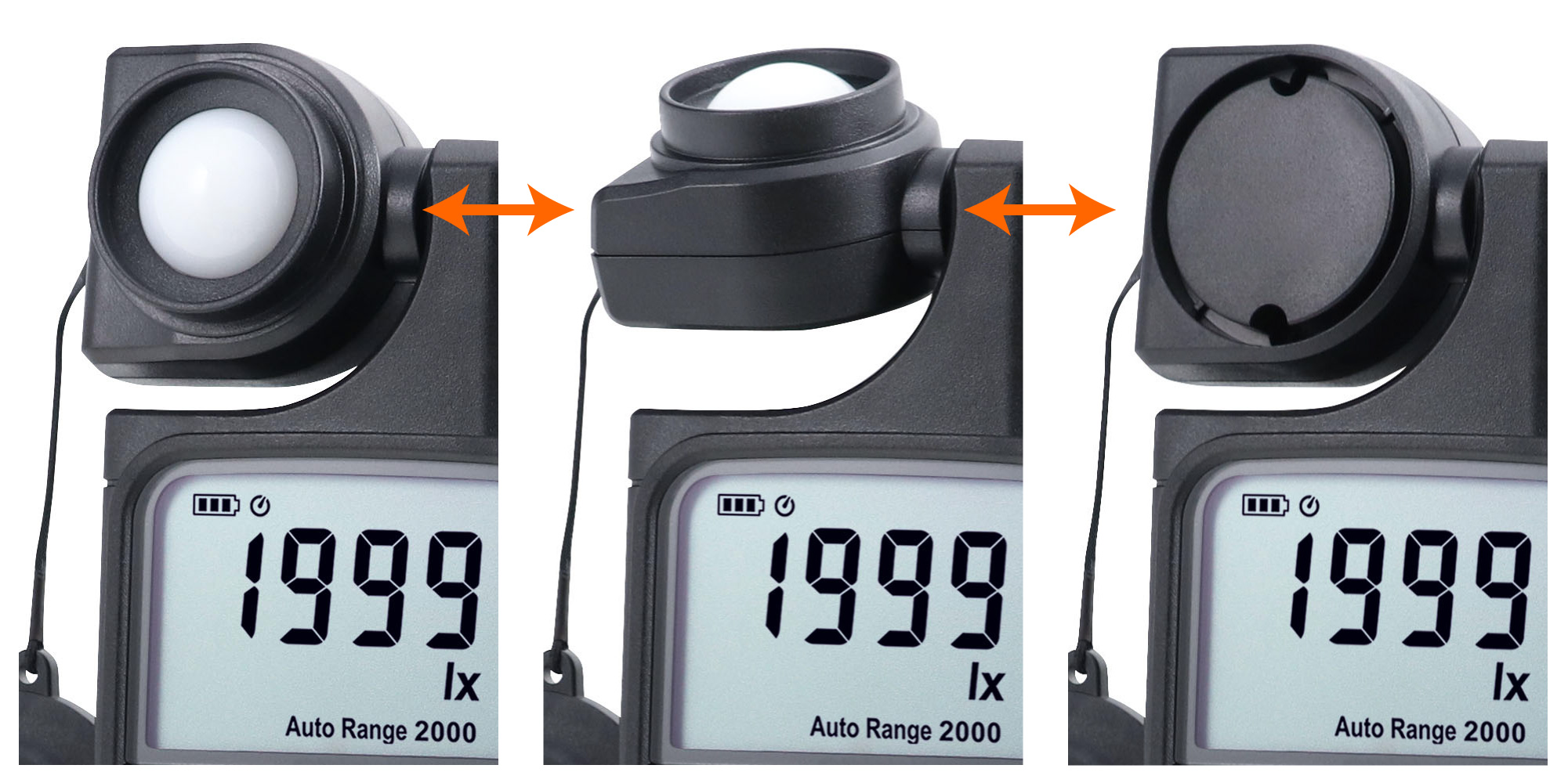 LX-3000 センサー角度調整可能
