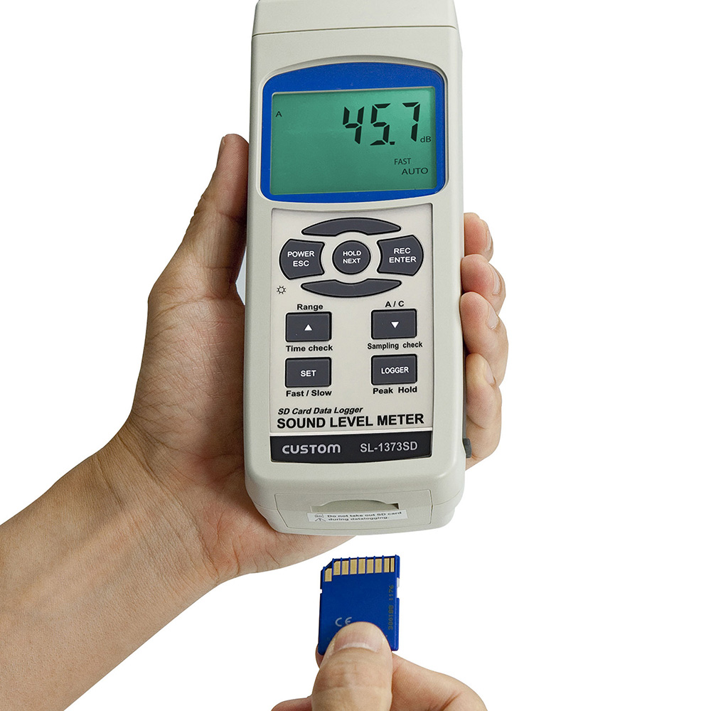 データロガー騒音計 SL-1373SD | 自然環境測定器 - 製品情報 - 計測器 