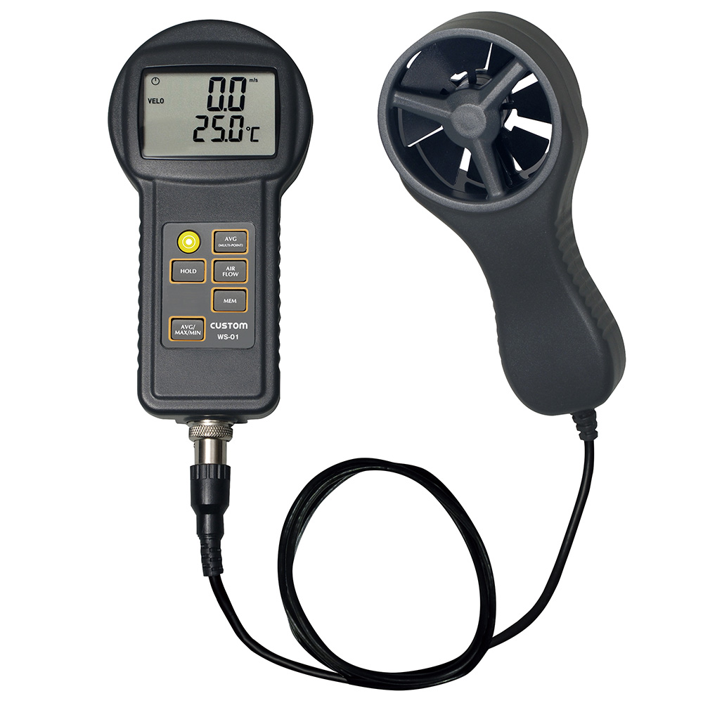 デジタル風速/風量計 WS-01 | 自然環境測定器 - 製品情報 - 計測器の 